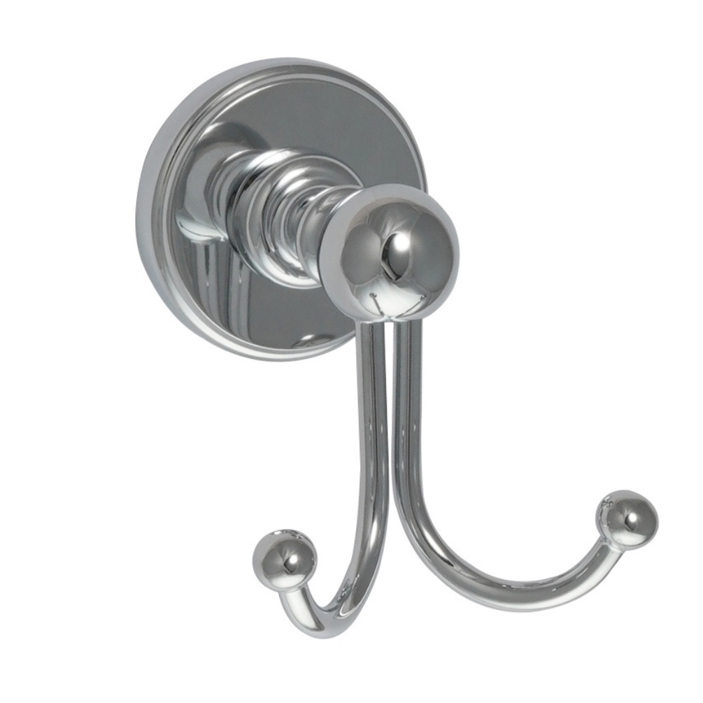JTP Grosvenor Cross Chrome Robe Hook Cut Out